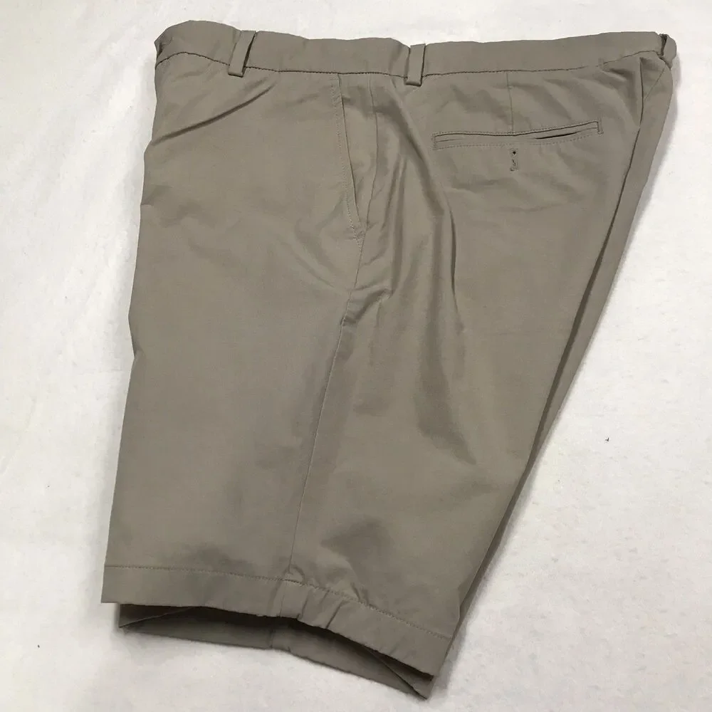 VINEYARD VINES OTG On The Go Shorts Men 36 Khaki Beige Stretch Golf Chino